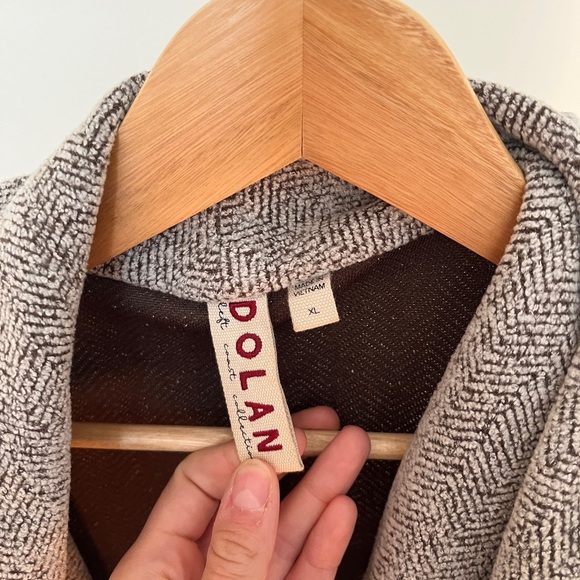 Anthropologie Dolan Northfield Belted Knit Jacket Cardigan - Gray - Picture 3 of 6